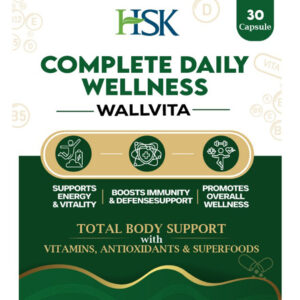 HSK WallVita – Complete Daily Wellness Multivitamin | Vitamins, Antioxidants & Superfoods | 30 Capsules